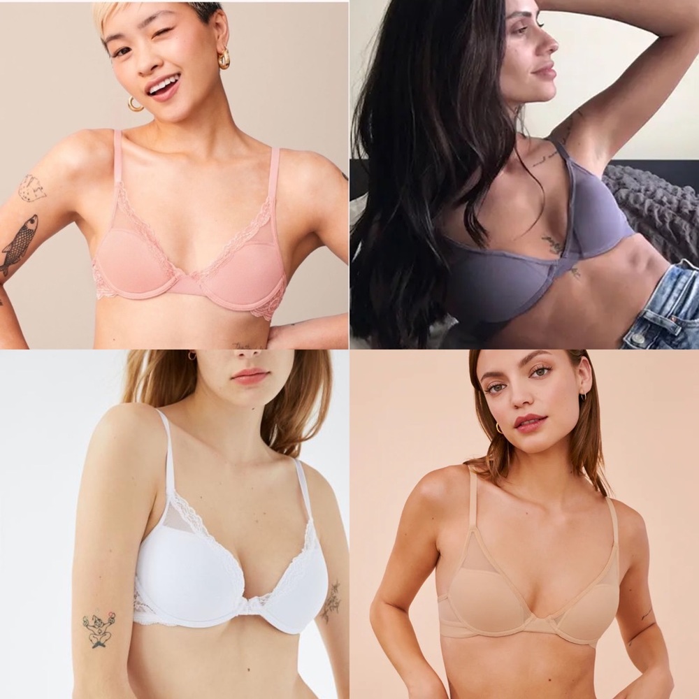 Bundle of Four Pepper Bras 💕 34A + 32B